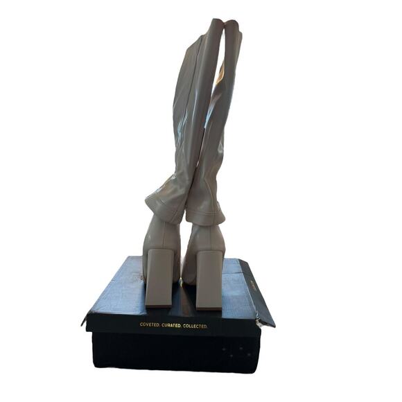 Lulu's Cream Ankle Boots - Picture 7 of 12